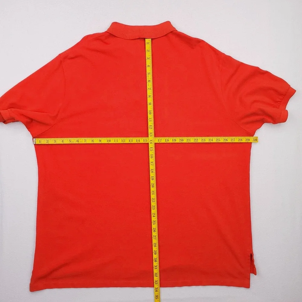 Vintage Polo Ralph Lauren Shirt Mens 3XB Red Blue Big Pony Rugby Polo 3